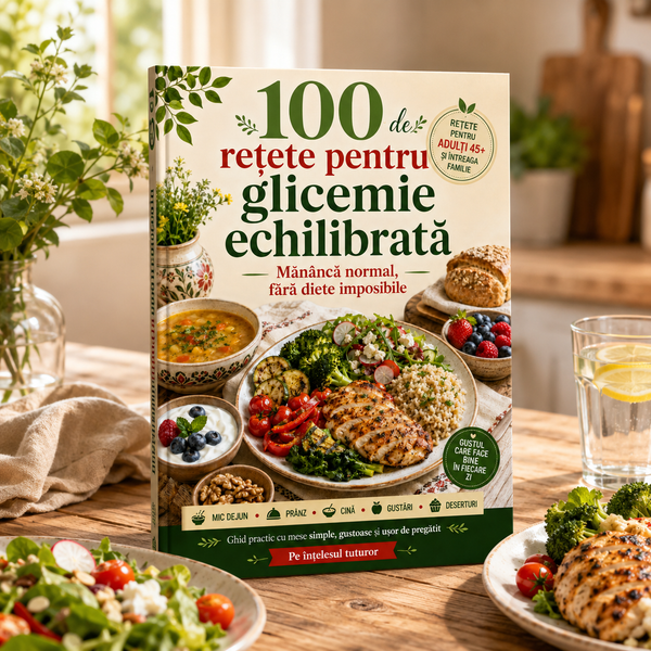 100 de rețete pentru glicemie echilibrată